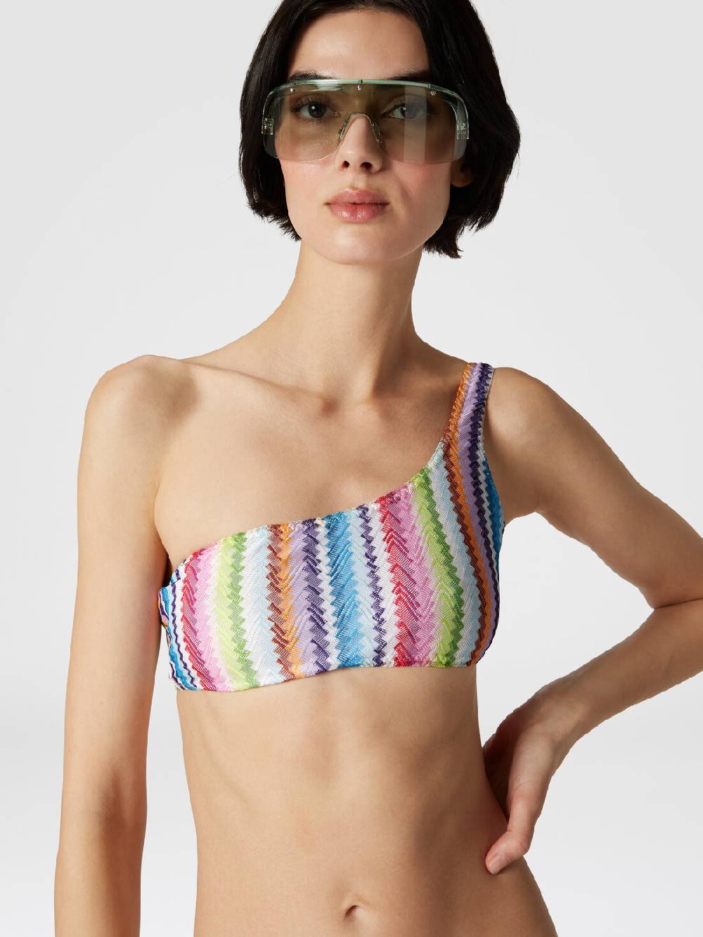 M Missoni Bikini monospalla stampa zig zag Bestseller