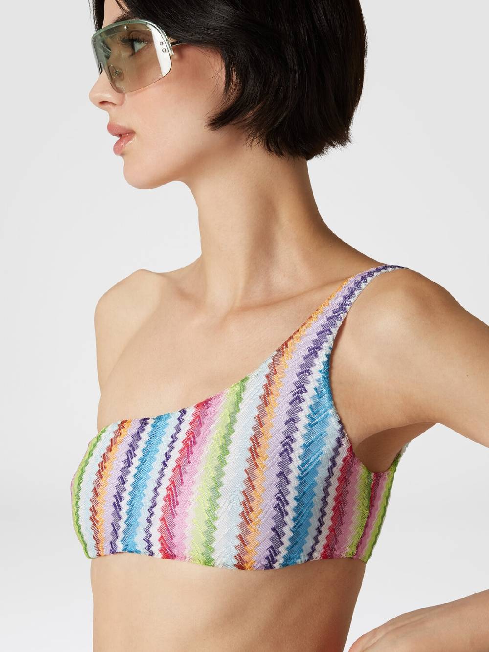 M Missoni Bikini monospalla stampa zig zag Bestseller