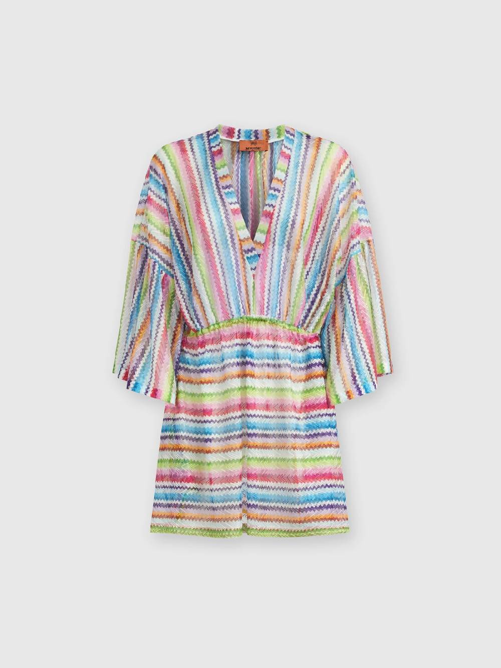 M Missoni Caftano copricostume corto stampa zig zag Offerte giornaliere