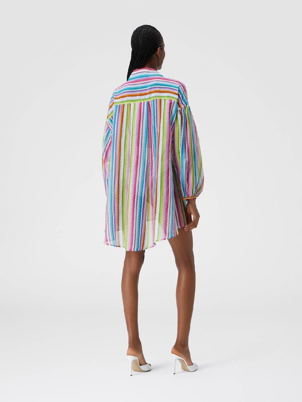 M Missoni Camicia oversize in seta e cotone stampata Offerte speciali