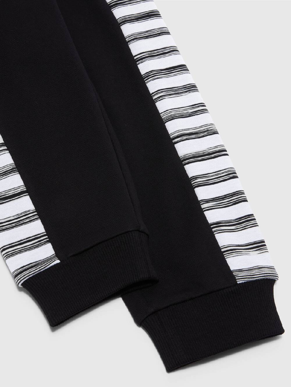 M Missoni Joggers in cotone con inserti fiammati Ultimi tre giorni