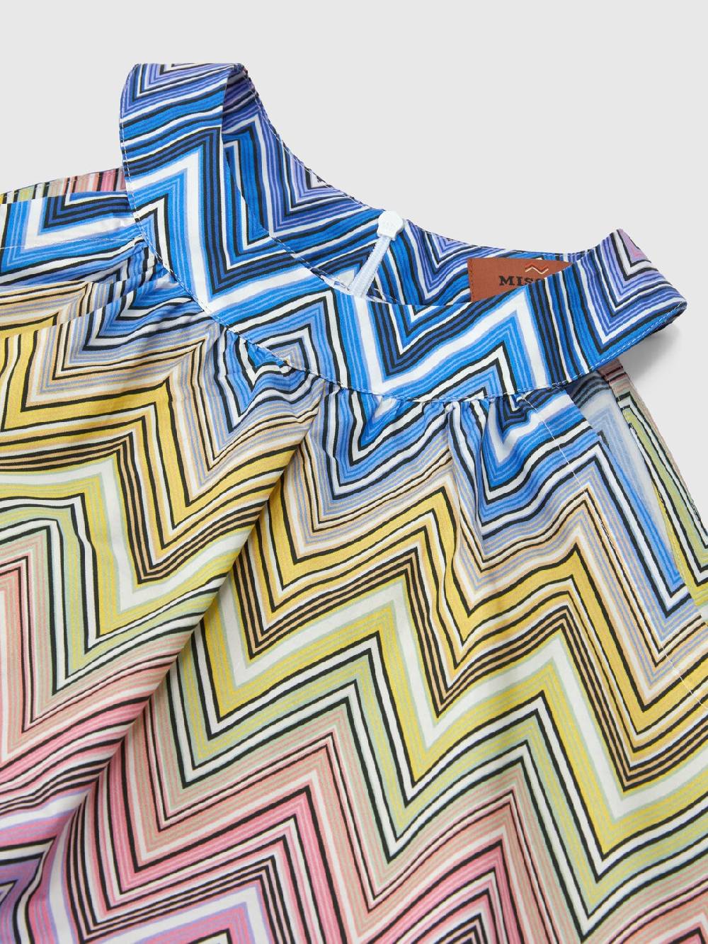 M Missoni Abito in cotone chevron Ultimi due giorni