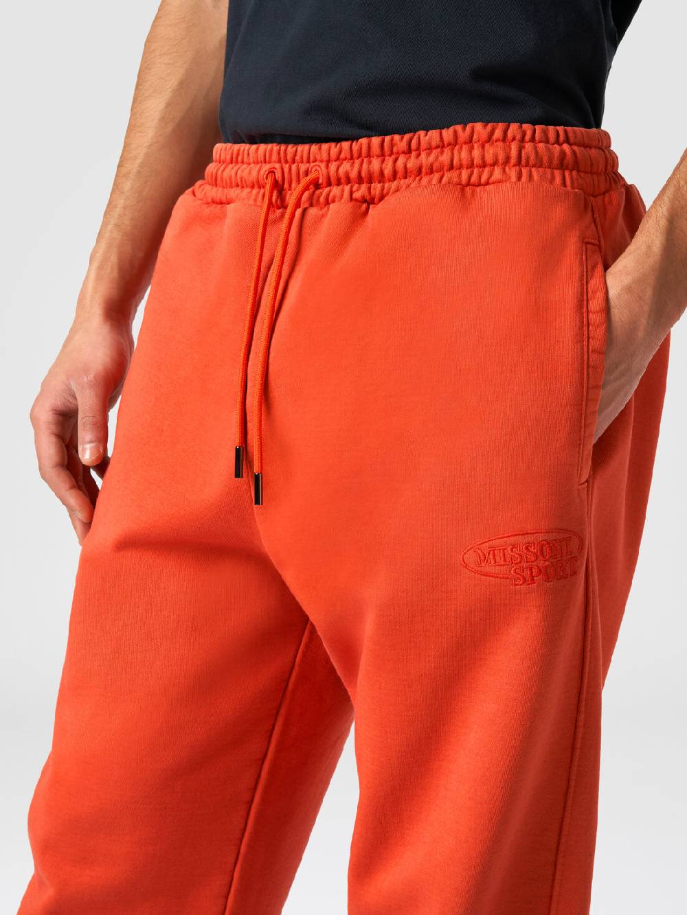 M Missoni Pantaloni in felpa di cotone con logo Fino al 65% di sconto