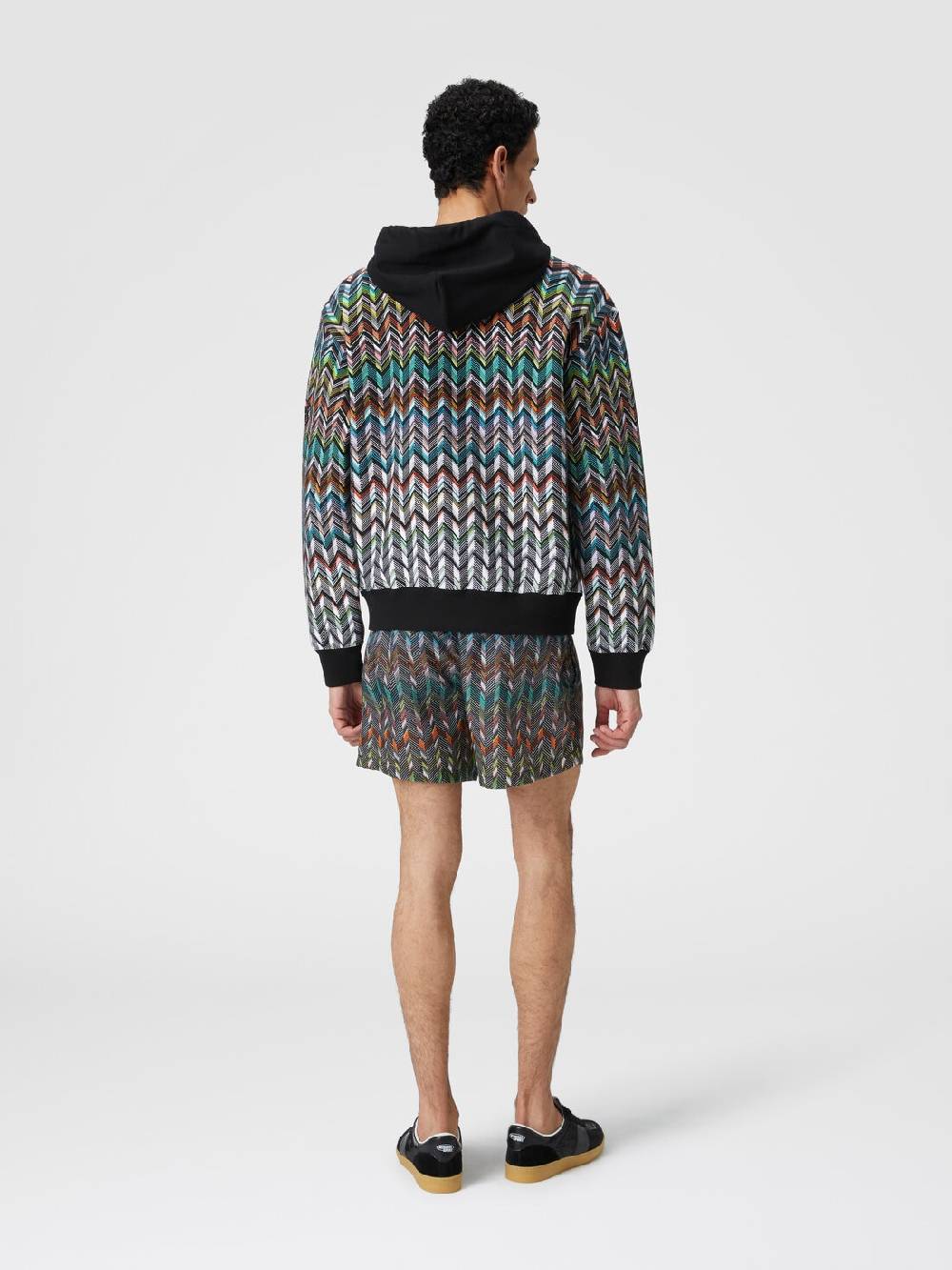 M Missoni Felpa con cappuccio in maglia zig zag Sostegno trimestrale