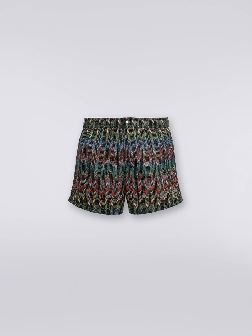 M Missoni Boxer mare in nylon stampato con logo Fino al 55% di sconto
