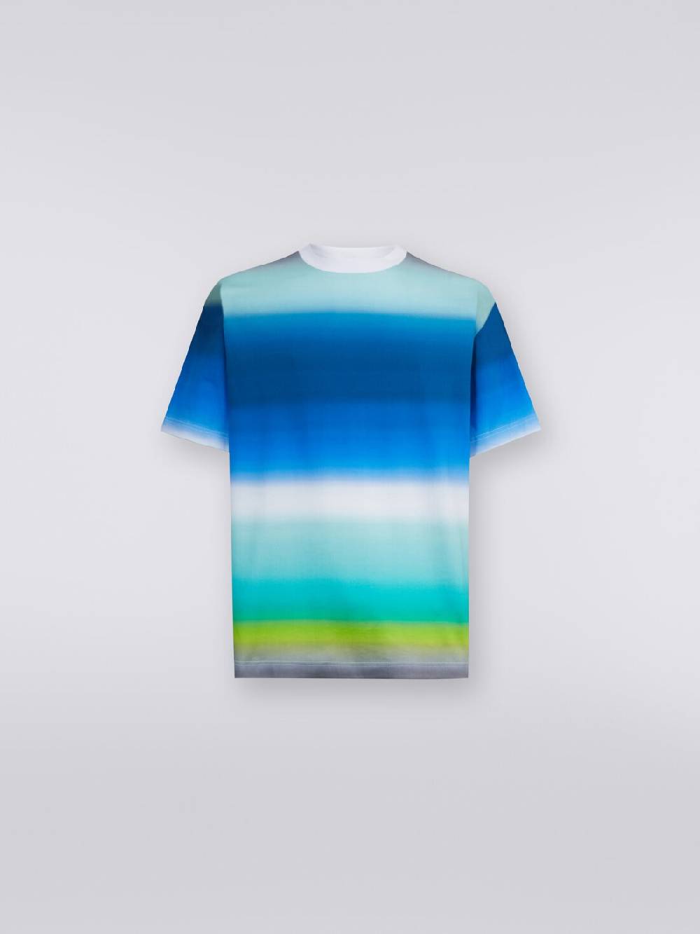 M Missoni T-shirt oversize in cotone con stampa dégradé Duty-free