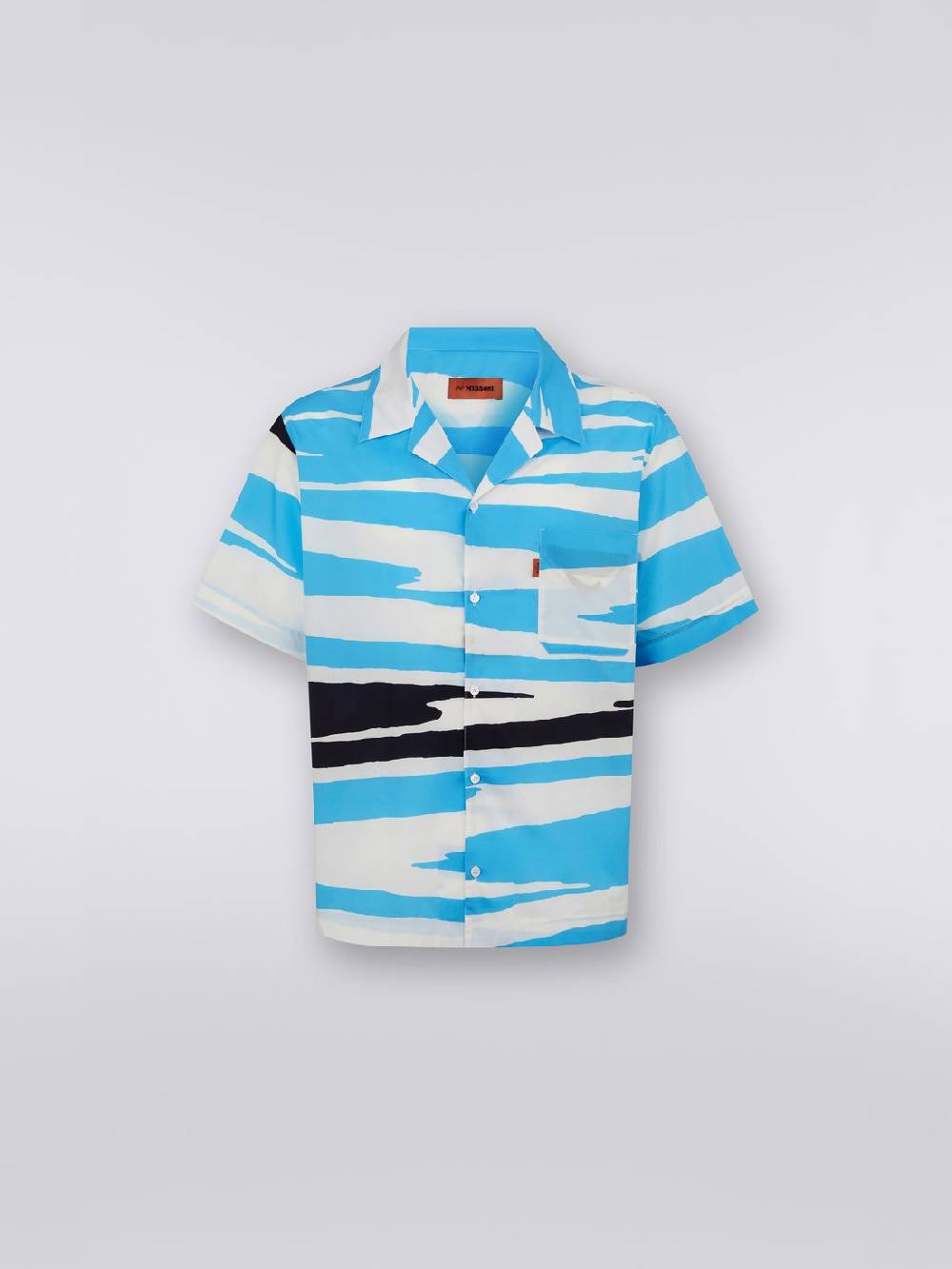M Missoni Camicia a maniche corte modello bowling in cotone 2025