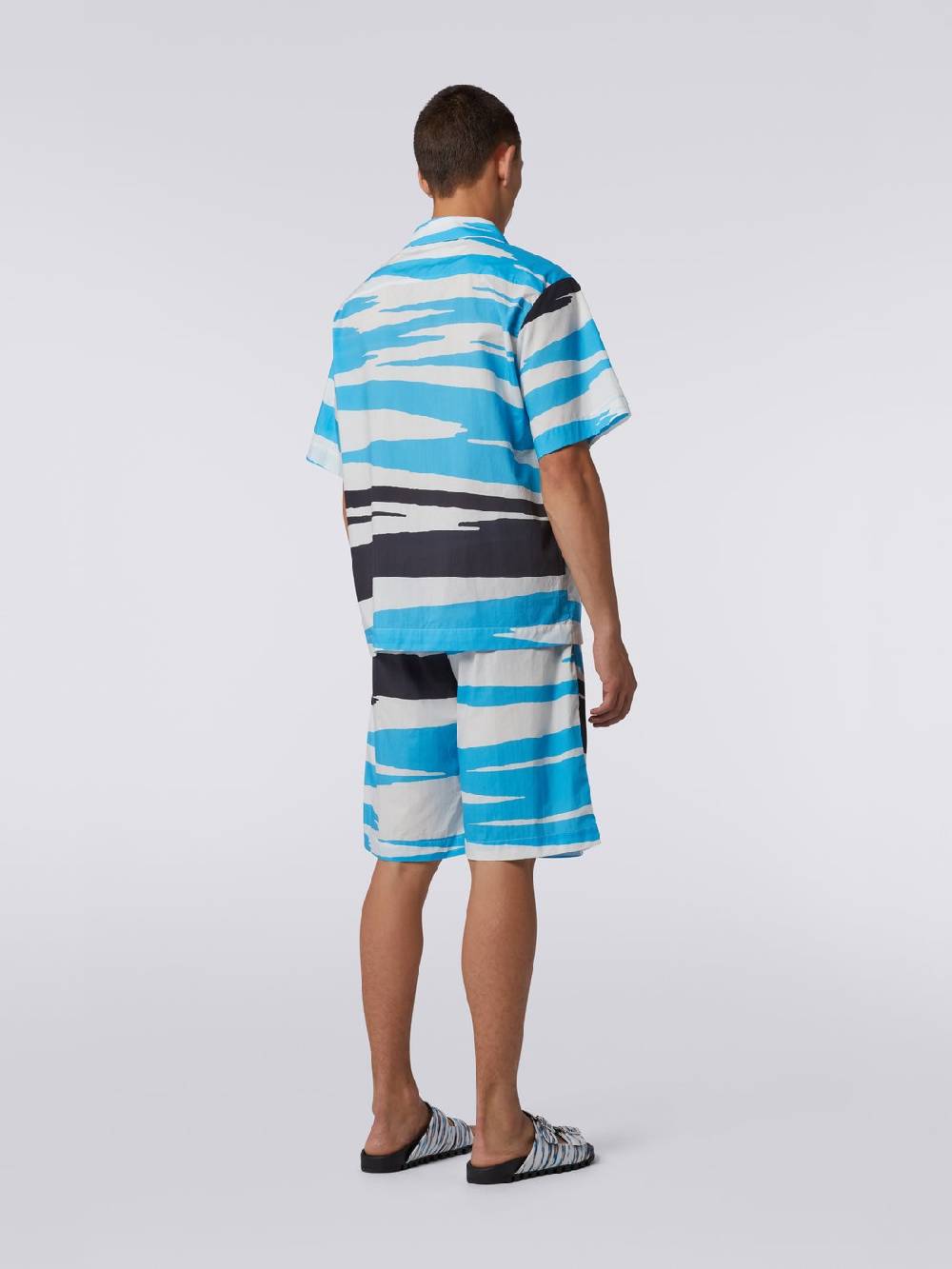 M Missoni Camicia a maniche corte modello bowling in cotone 2025