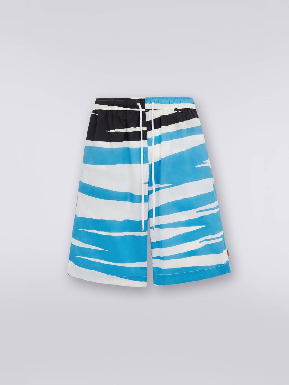 M Missoni Bermuda in cotone con stampa fiammata Italy