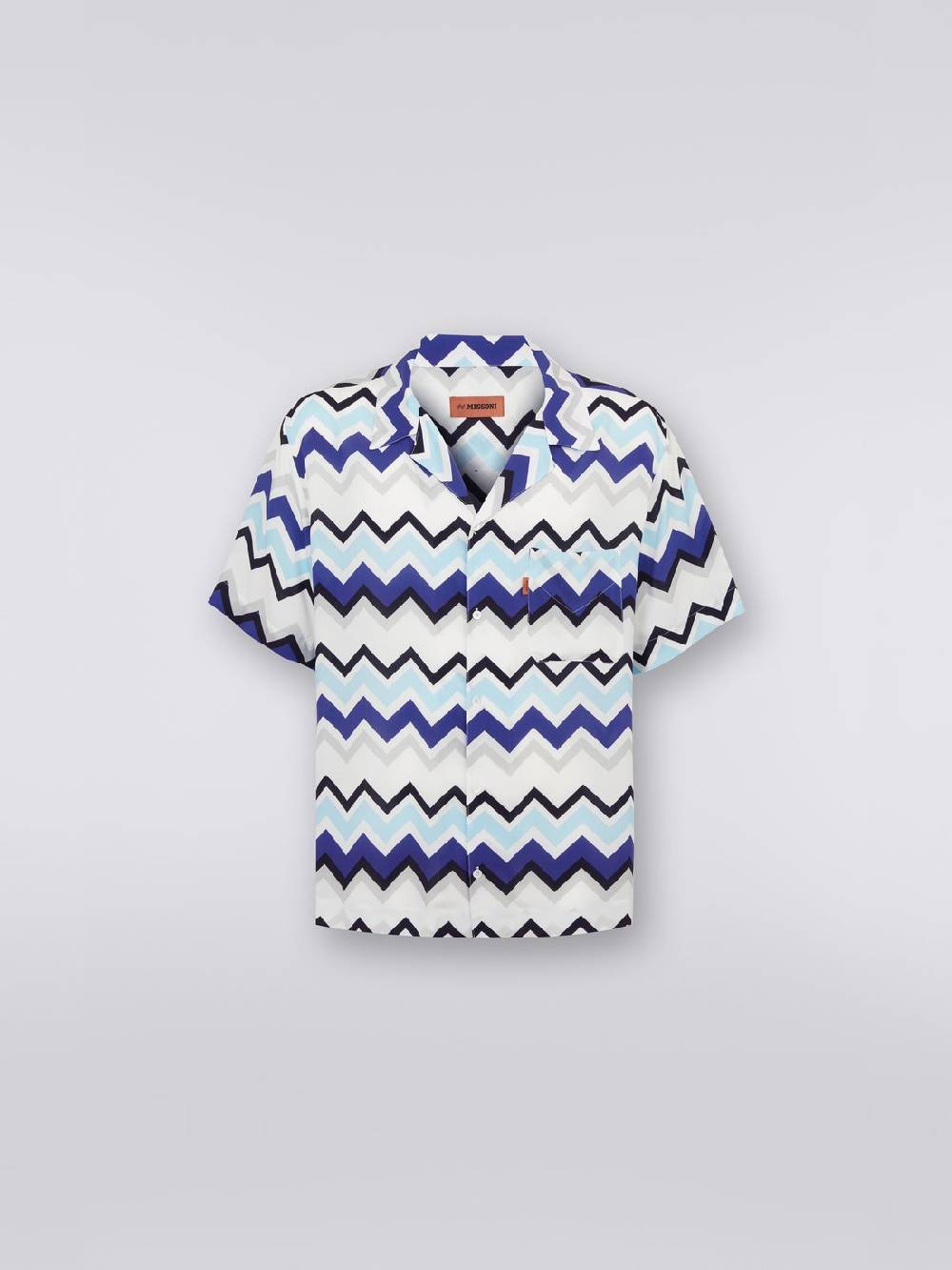 M Missoni Camicia a maniche corte modello bowling in viscosa Italia