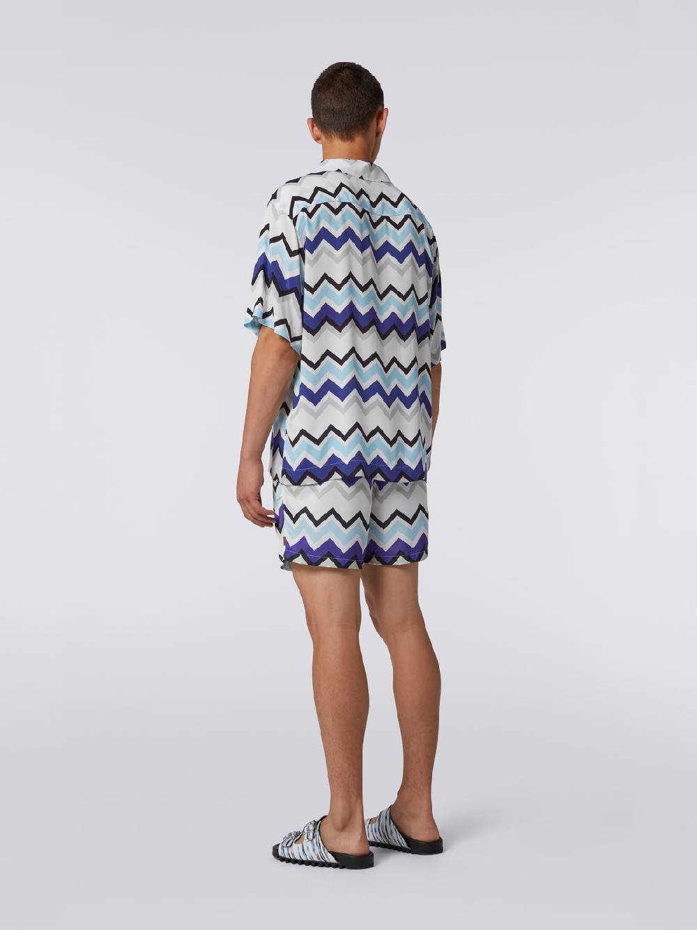 M Missoni Camicia a maniche corte modello bowling in viscosa Italia