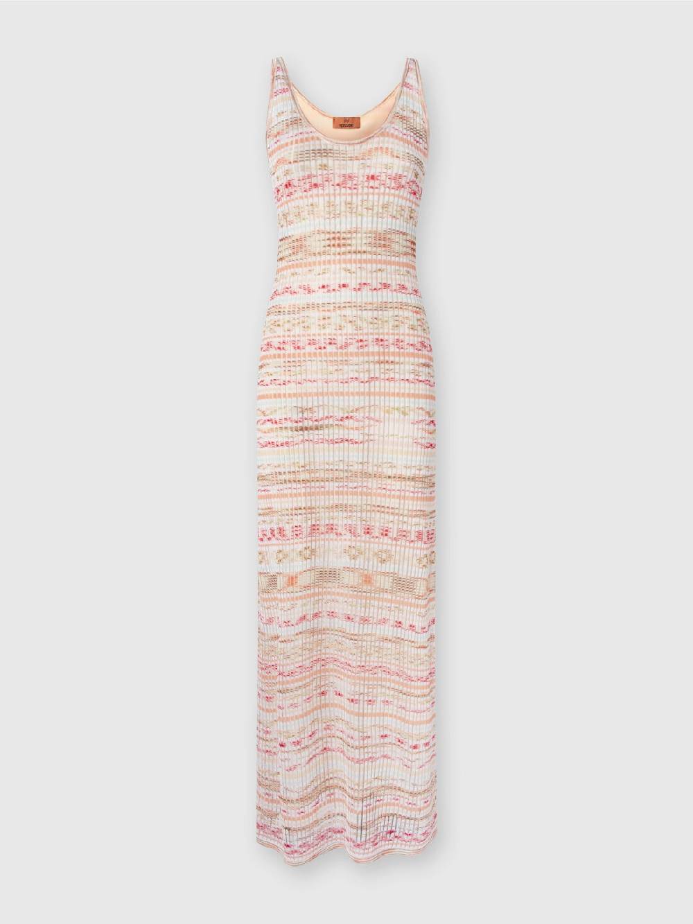 M Missoni Abito lungo a costine in viscosa fiammata Negozi Online