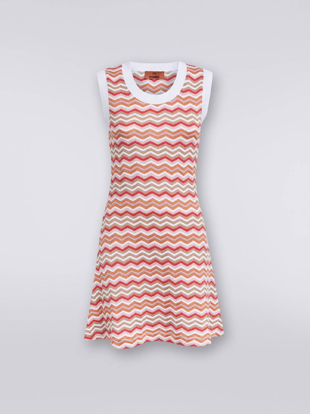 M Missoni Abito senza maniche in maglia zig zag Acquista Ora