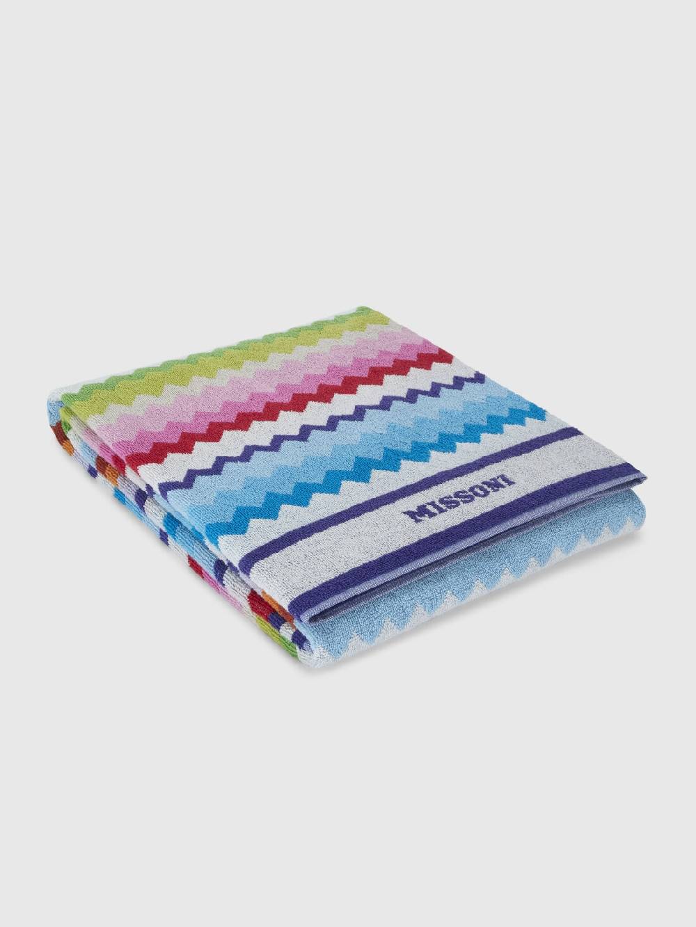 M Missoni Telo mare 100x180 cm Riverbero in spugna di cotone zig zag Promozione Limitata