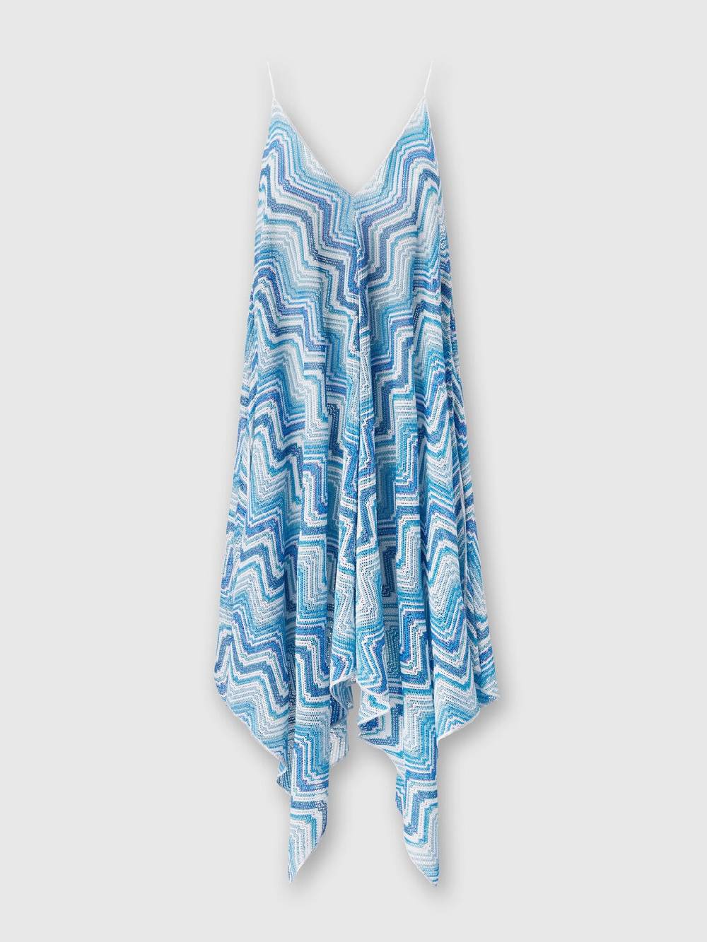 M Missoni Copricostume lungo taglio foulard in crochet chevron lamé Novità