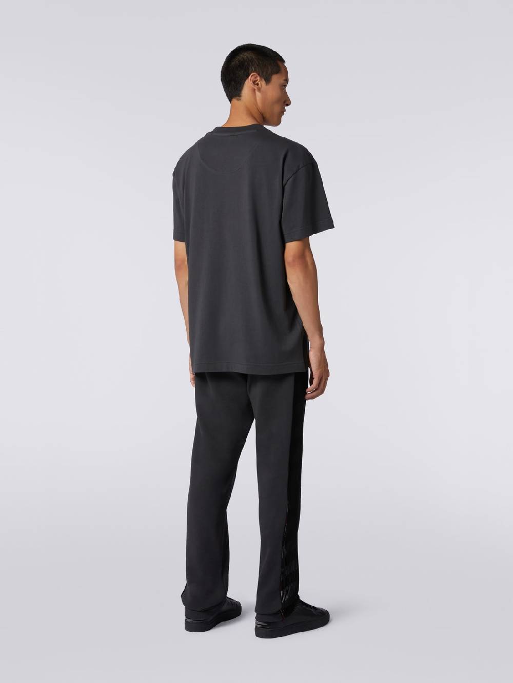 M Missoni T-shirt girocollo in cotone con logo in collaborazione con Mike Maignan Presa