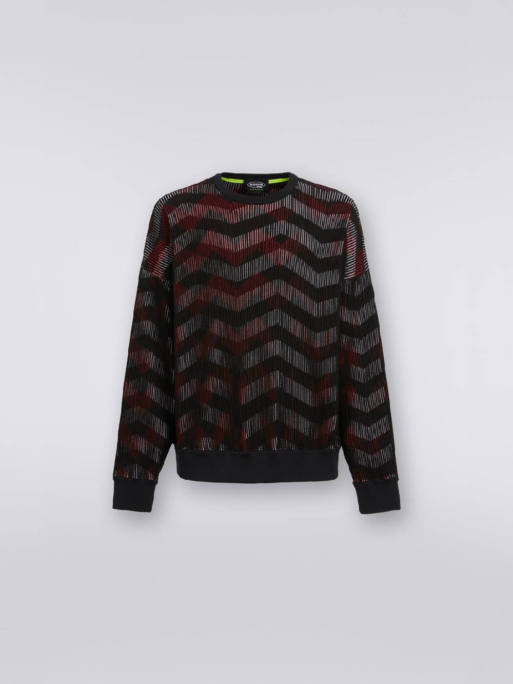 M Missoni Maglione girocollo in misto cotone chevron in collaborazione con Mike Maignan Offerte