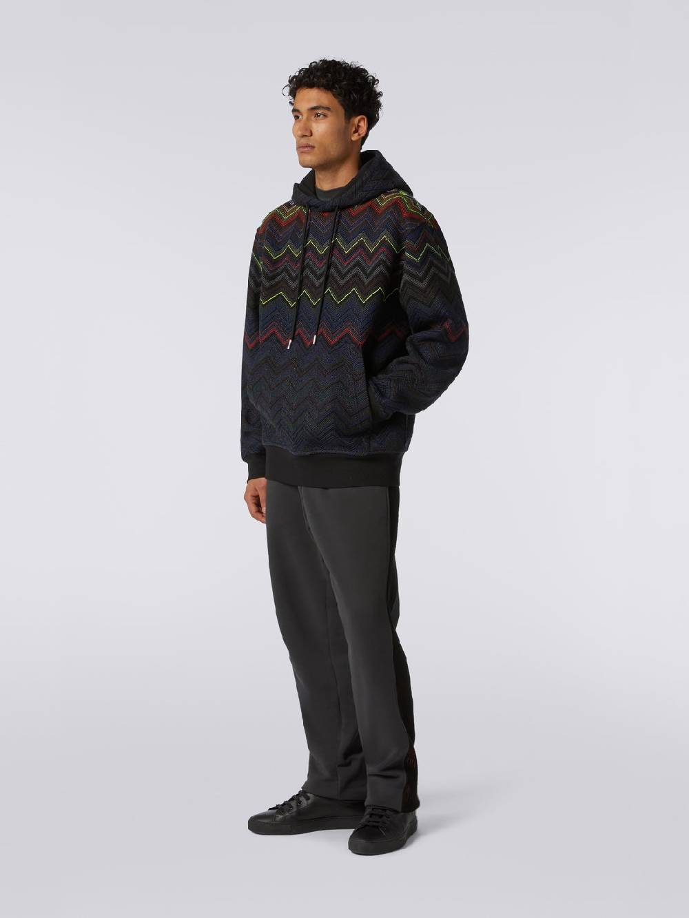 M Missoni Felpa con cappuccio e tasca a marsupio in collaborazione con Mike Maignan Hotsell