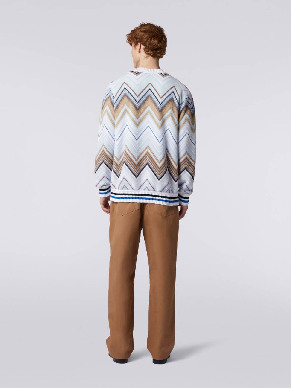 M Missoni Cardigan in misto cotone chevron Saldi Di Fabbrica