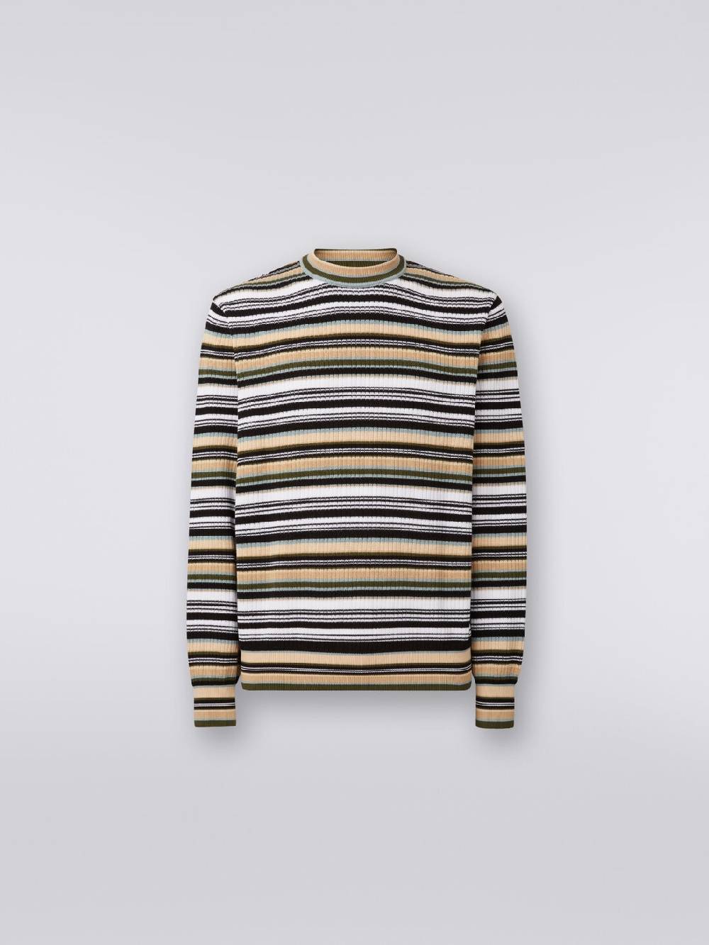 M Missoni Pullover girocollo in cotone a righe I Più Venduti
