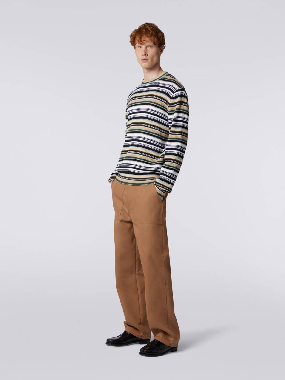 M Missoni Pullover girocollo in cotone a righe I Più Venduti