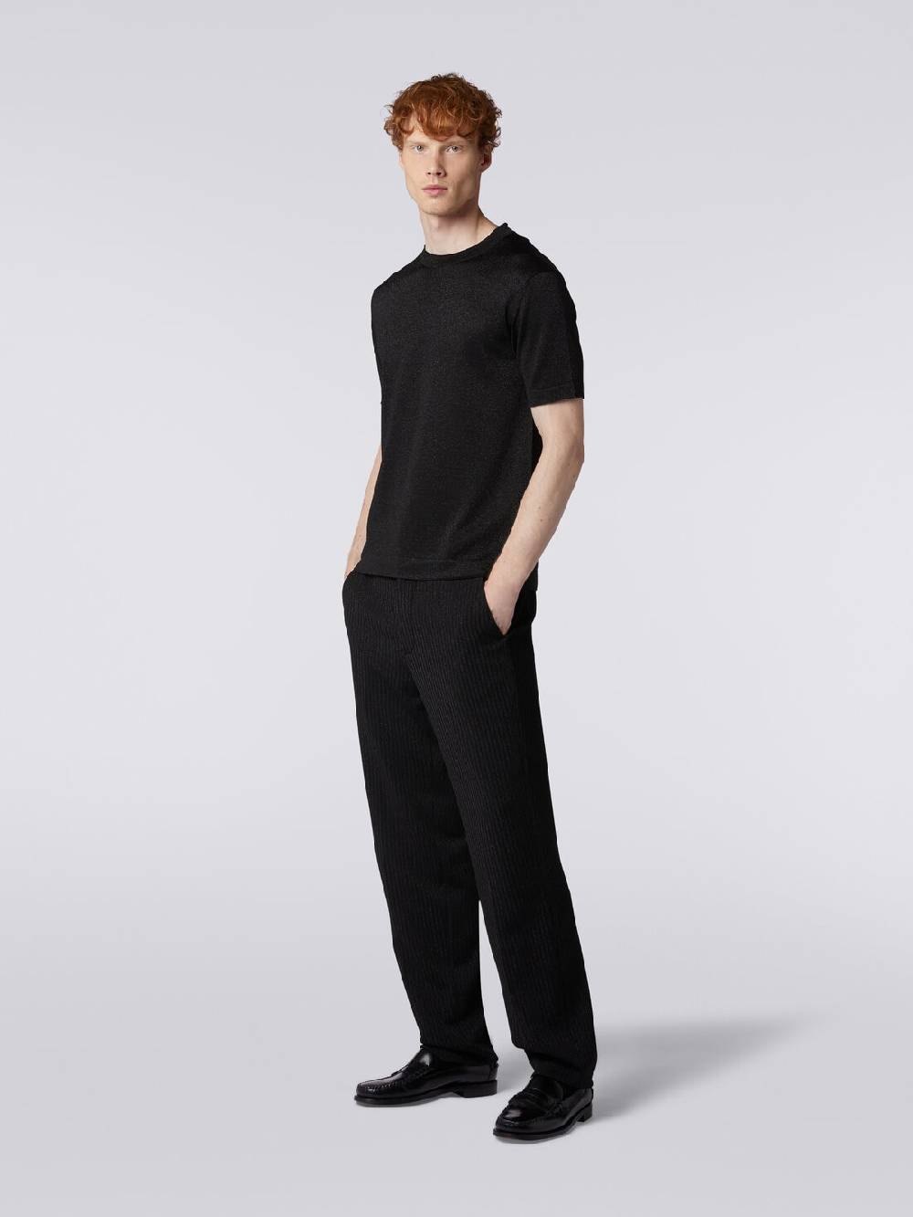 M Missoni Pantaloni chino in viscosa con lurex Negozio