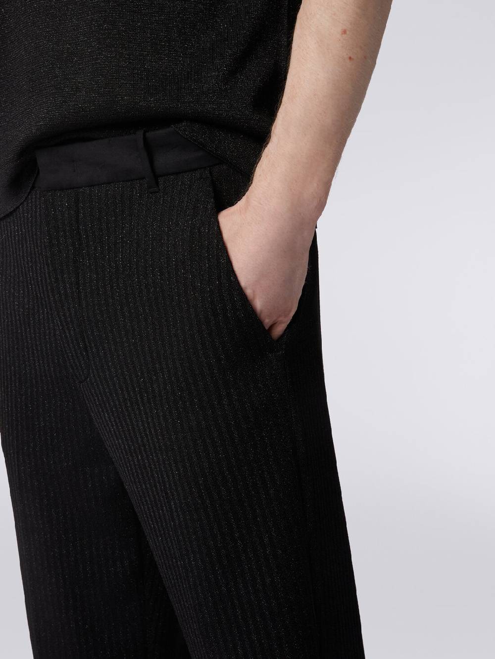 M Missoni Pantaloni chino in viscosa con lurex Negozio