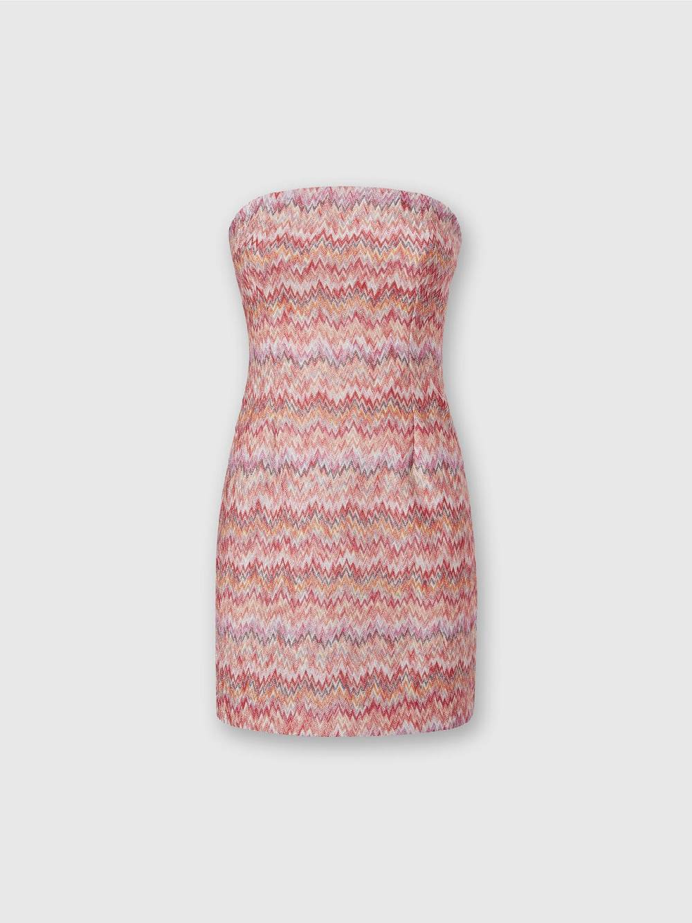 M Missoni Mini-abito in viscosa lamé chevron Offerta speciale