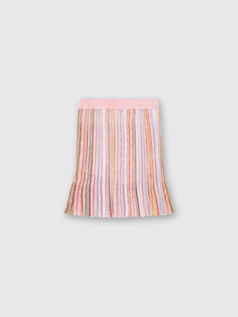 M Missoni Gonna in maglia di viscosa plissée con elastico in vita Offerta per la Festa della Mamma