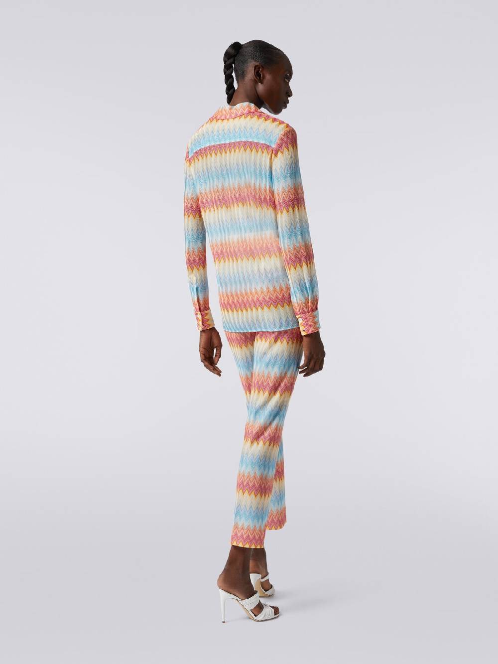 M Missoni Camicia in maglia di viscosa chevron Latest fashion