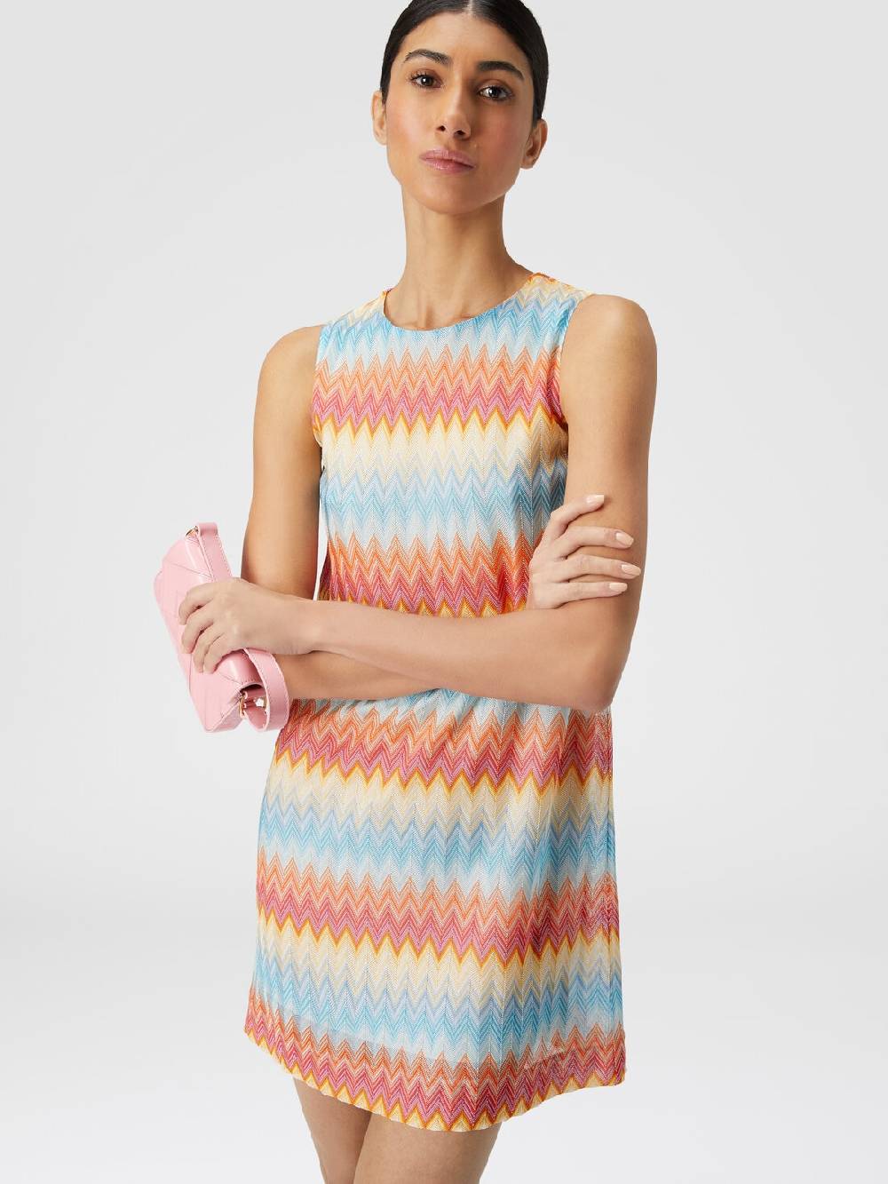 M Missoni Abito in viscosa zig zag Lightning offer