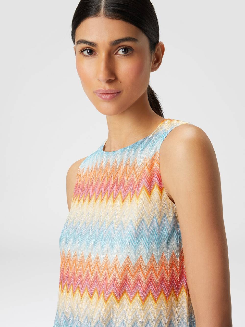 M Missoni Abito in viscosa zig zag Lightning offer