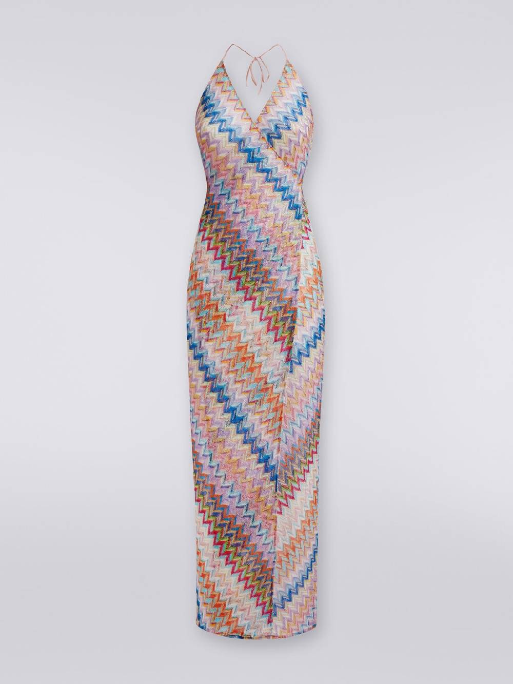 M Missoni Copricostume lungo a portafoglio con motivo chevron e lurex ACQUISTA ORA