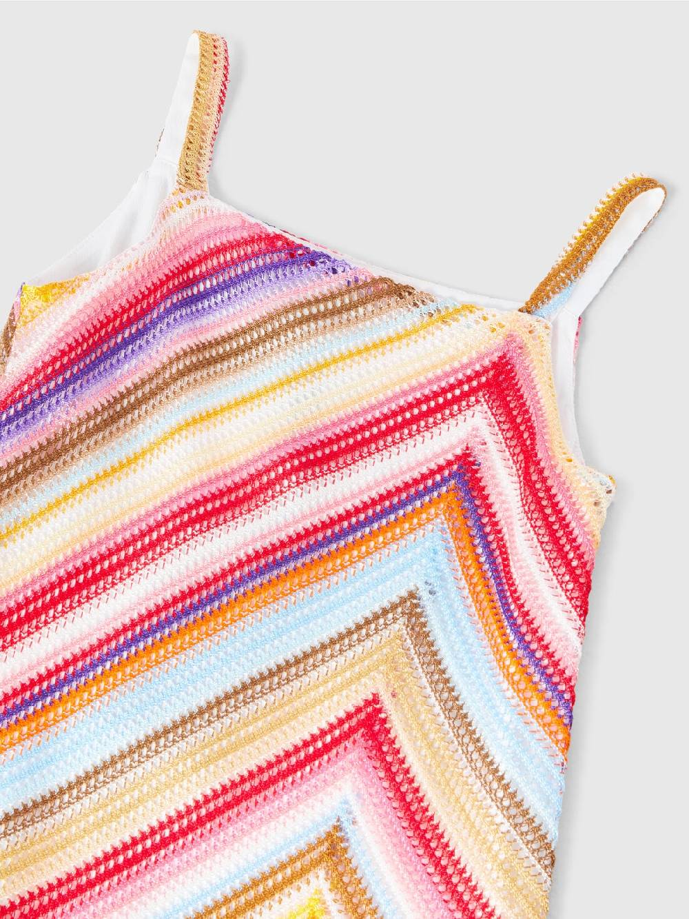 M Missoni Abito in maglia di viscosa con spalline Super sconto