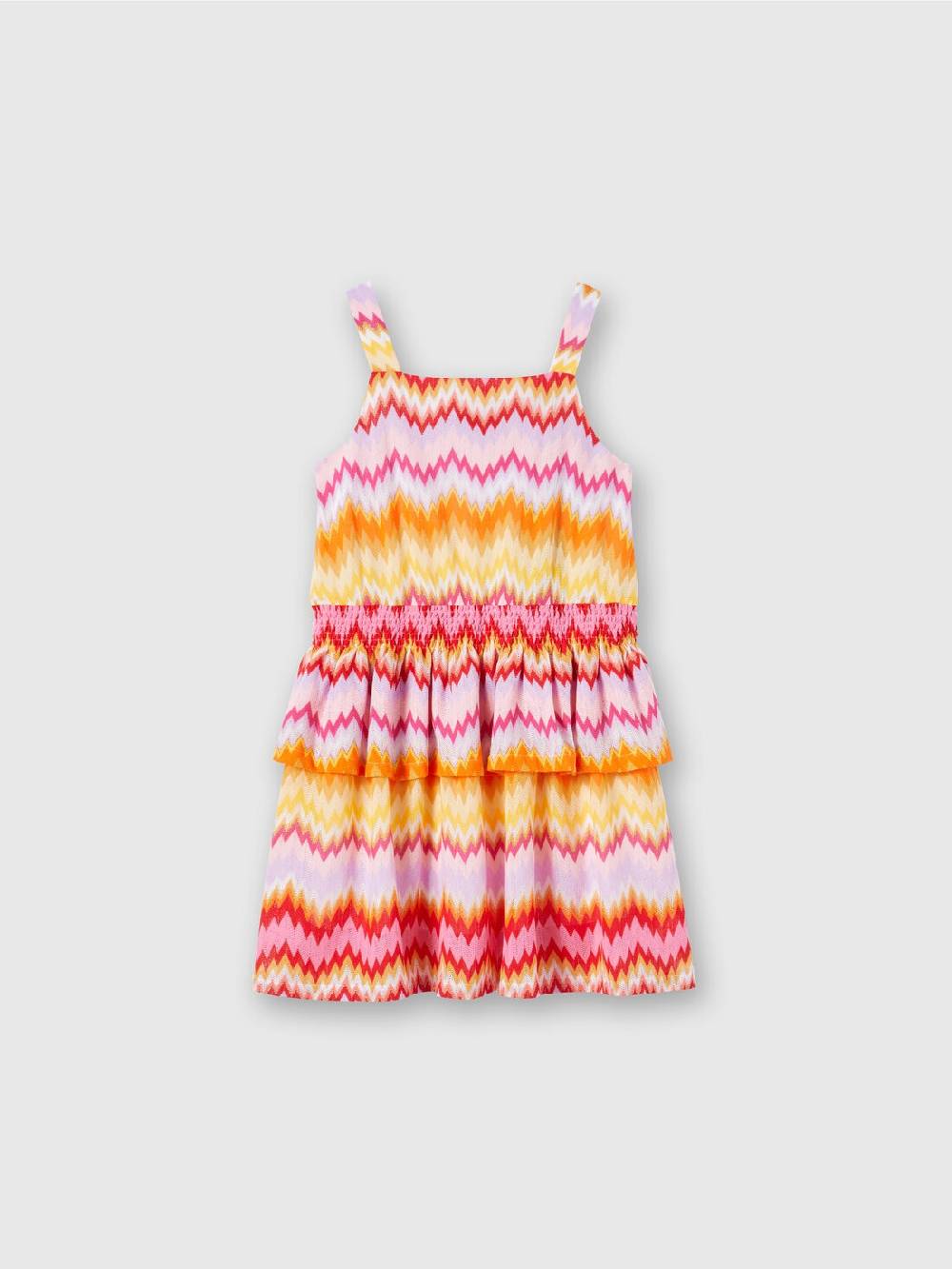M Missoni Abito in misto cotone zig zag