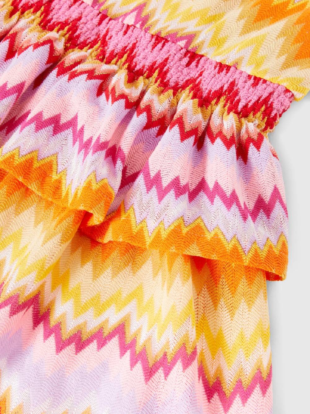 M Missoni Abito in misto cotone zig zag Enormi sconti