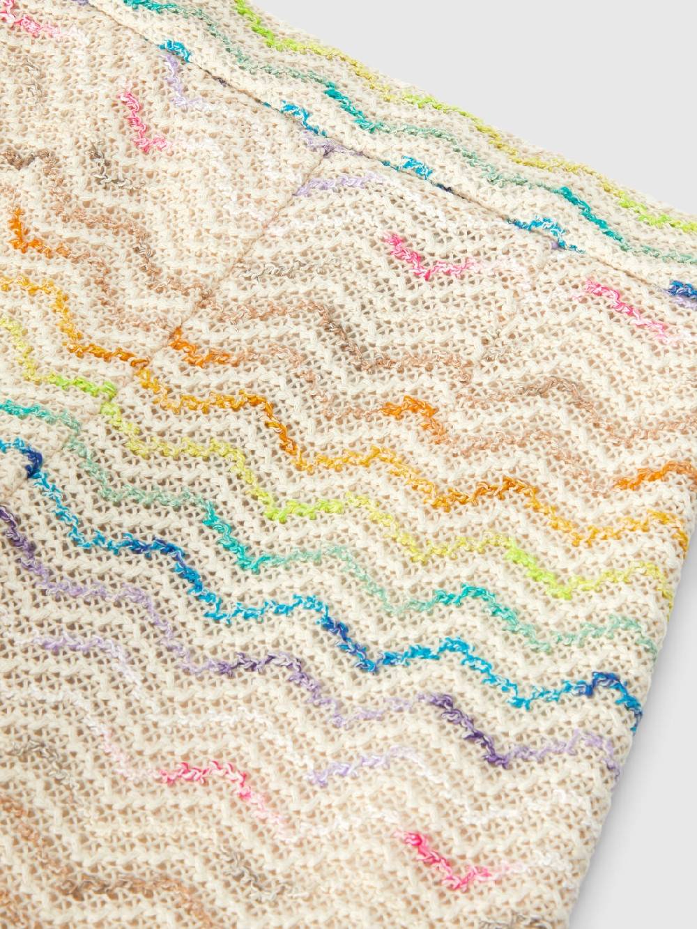 M Missoni Gonna a portafoglio in misto cotone zig zag 50% di sconto con spedizione gratuita
