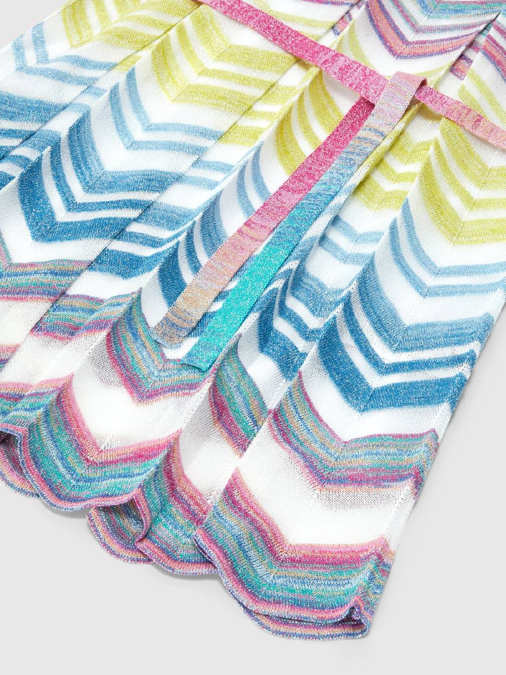 M Missoni Abito in maglia di misto viscosa zig zag con lamé Trasporto libero internazionale
