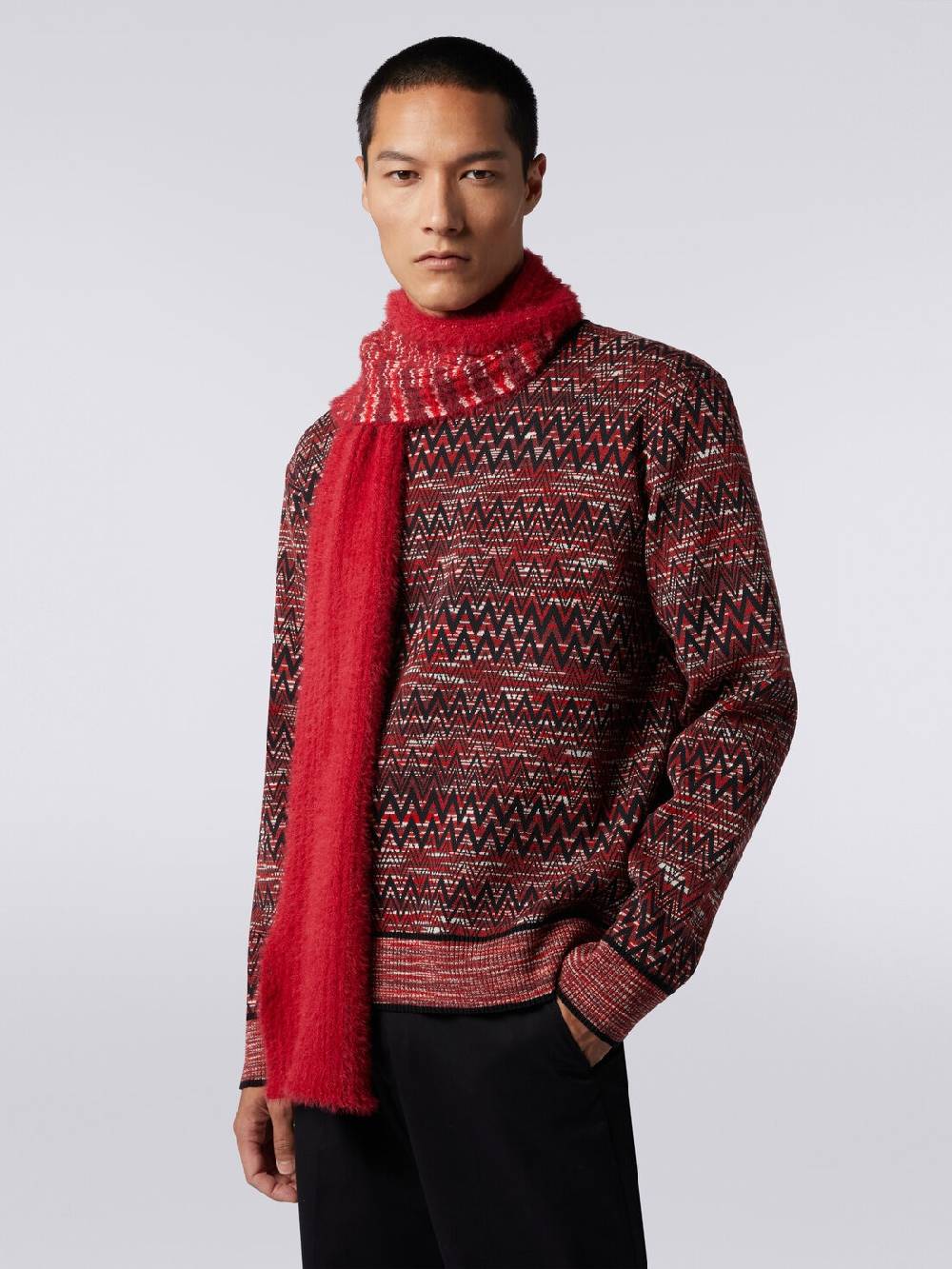 M Missoni Sciarpa in misto lana a due facce Duty-free