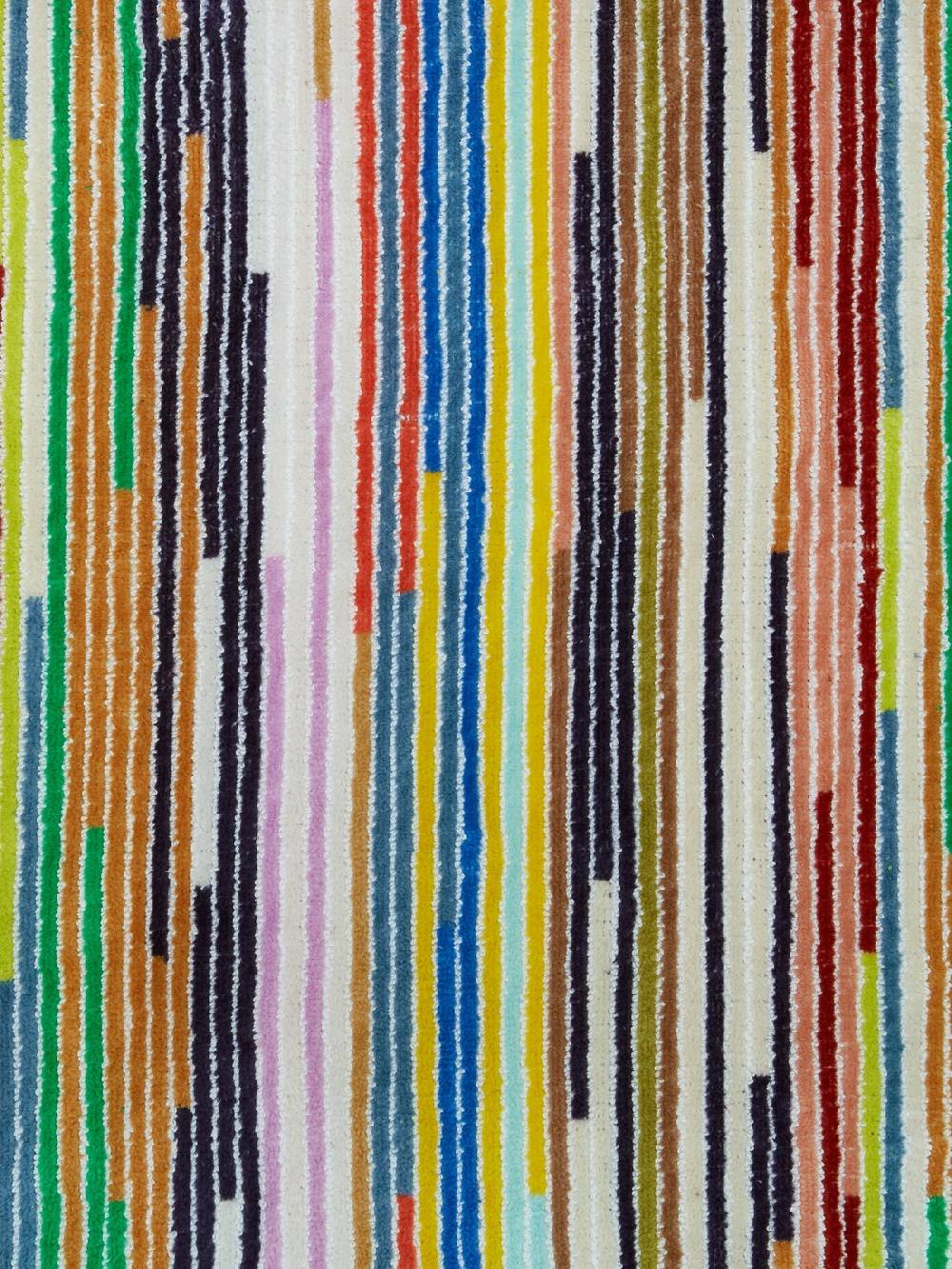 M Missoni Accappatoio Melody in spugna di cotone a righe verticali 2025