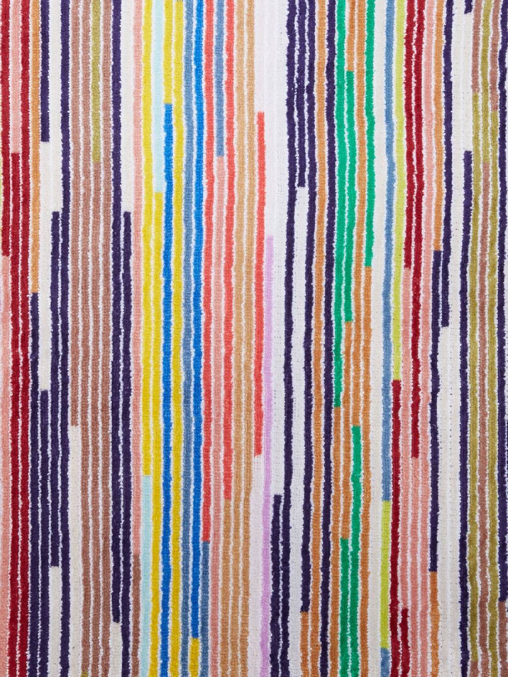 M Missoni Set 2 pezzi di asciugamani da bagno Melody in spugna di cotone fiammata Italy