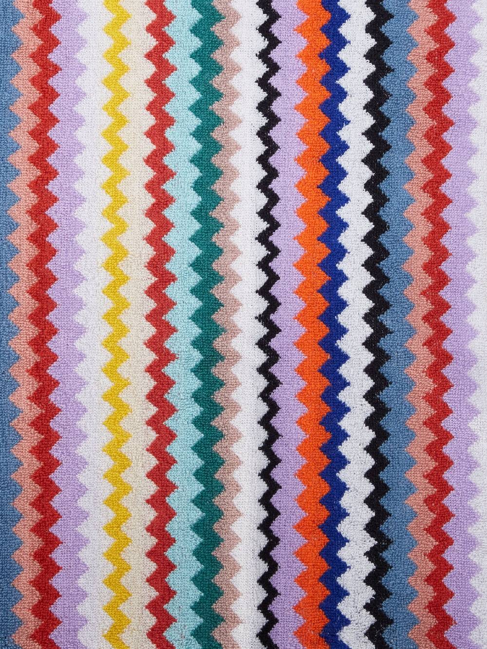 M Missoni Set 5 pezzi di asciugamani da bagno Riverbero in spugna di cotone zig zag In Linea