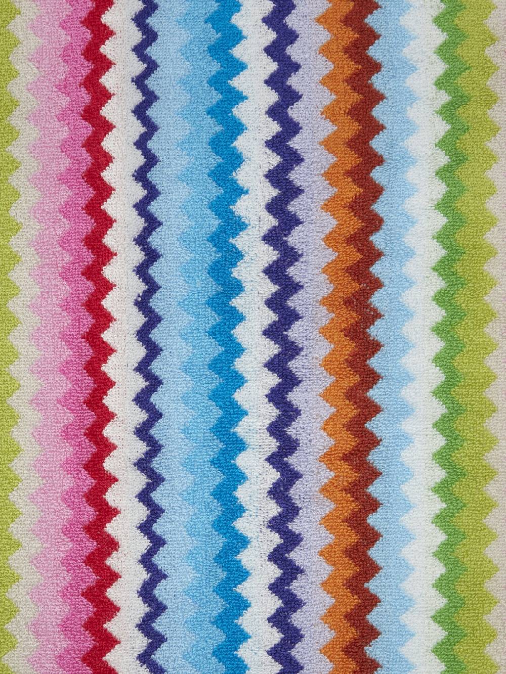 M Missoni Set 3 pezzi di asciugamani da bagno Riverbero in spugna di cotone zig zag Vendita