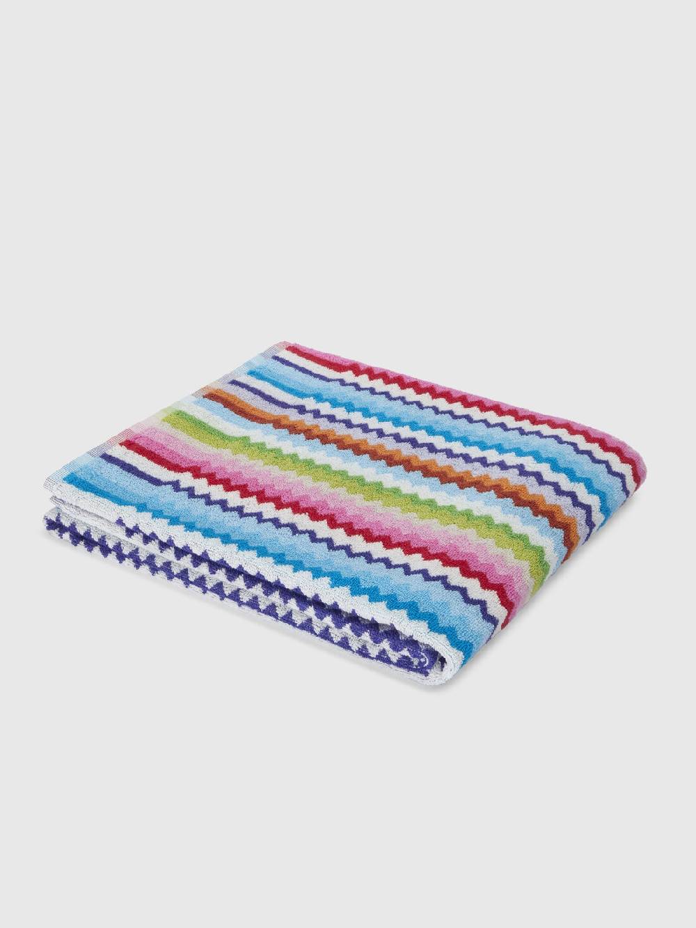 M Missoni Telo da bagno 150x100 cm Riverbero in spugna di cotone zig zag Promozione
