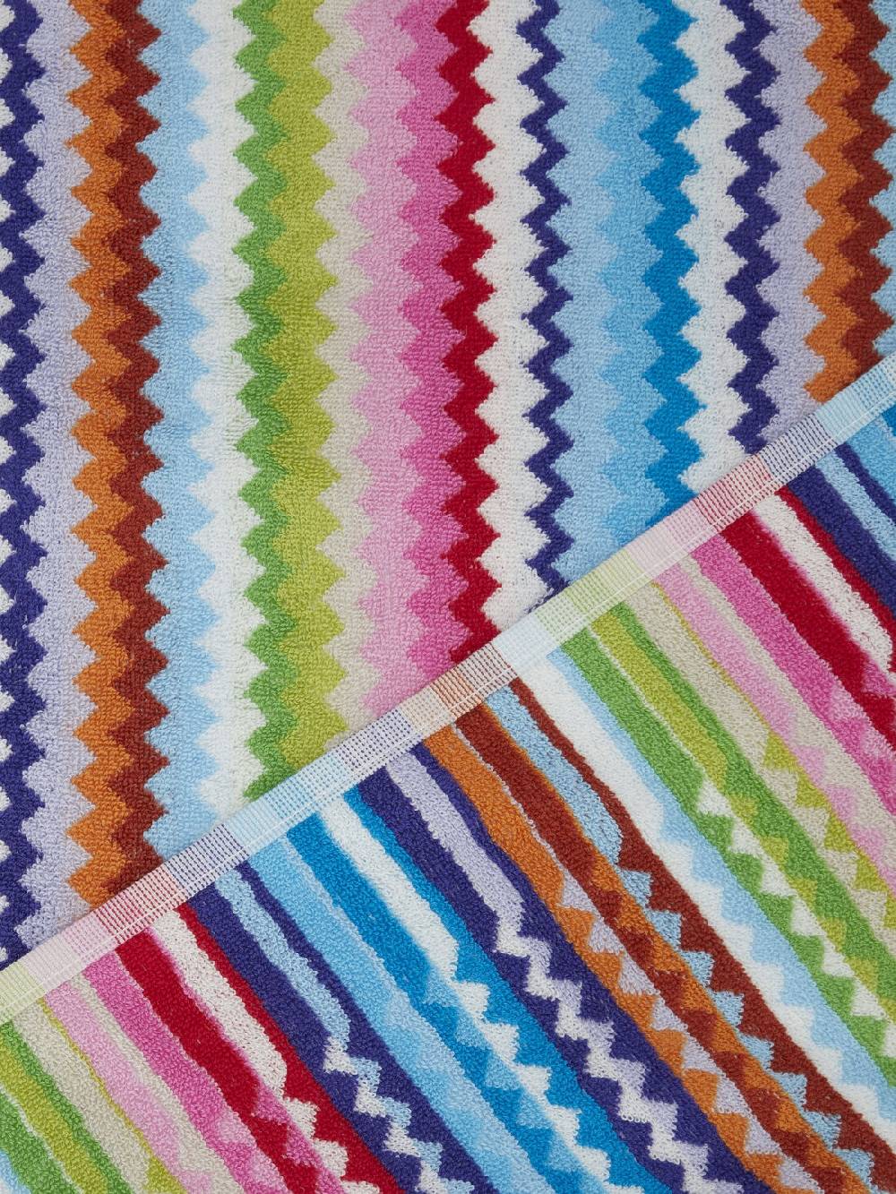 M Missoni Telo da bagno 150x100 cm Riverbero in spugna di cotone zig zag Promozione