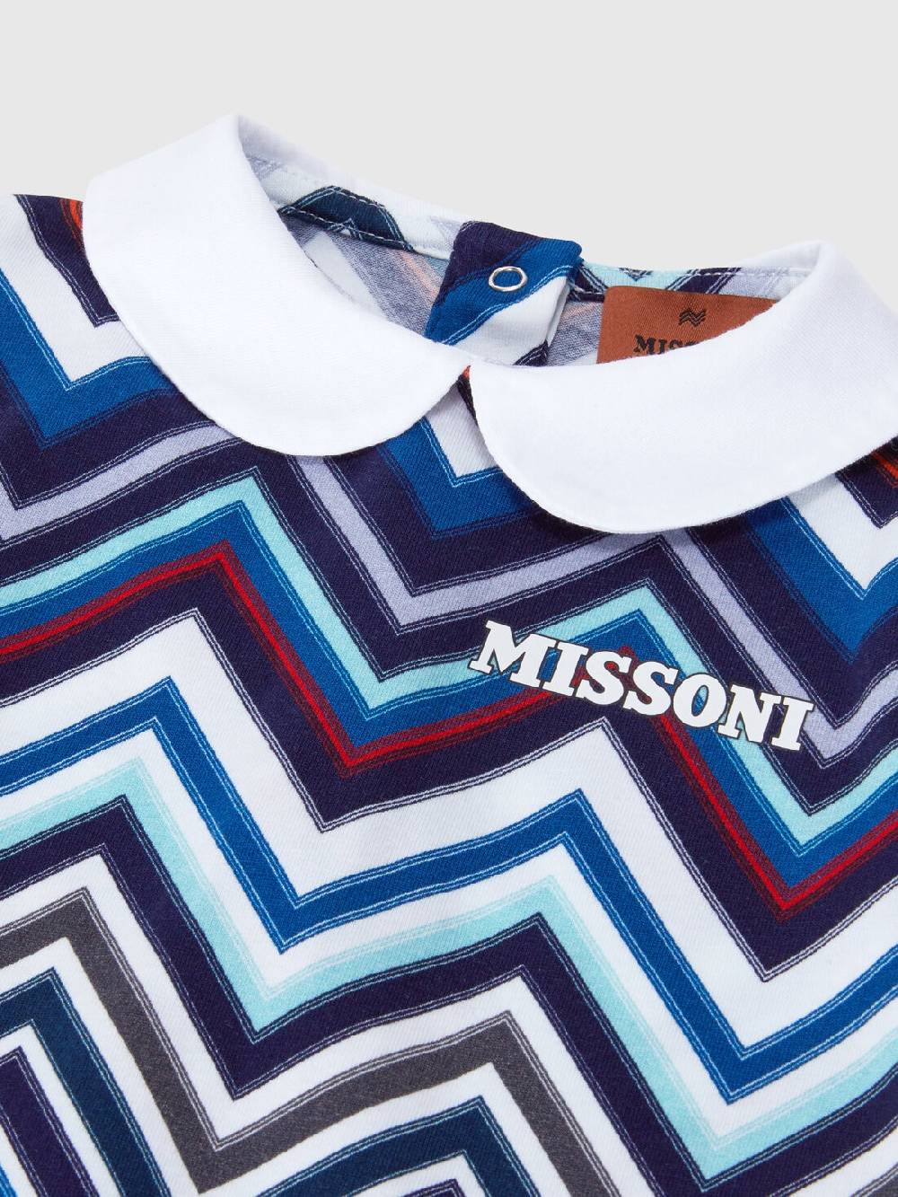 M Missoni Set due pezzi con tutina e zuccotto in cotone chevron Prezzo Ridotto