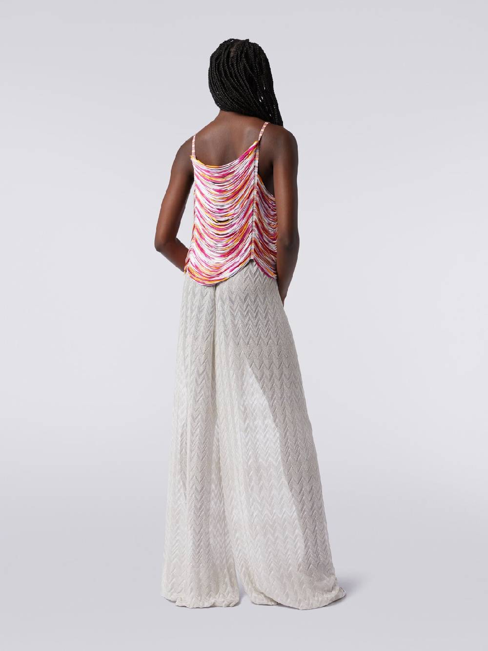 M Missoni Top multifilo in viscosa fiammata In Vendita