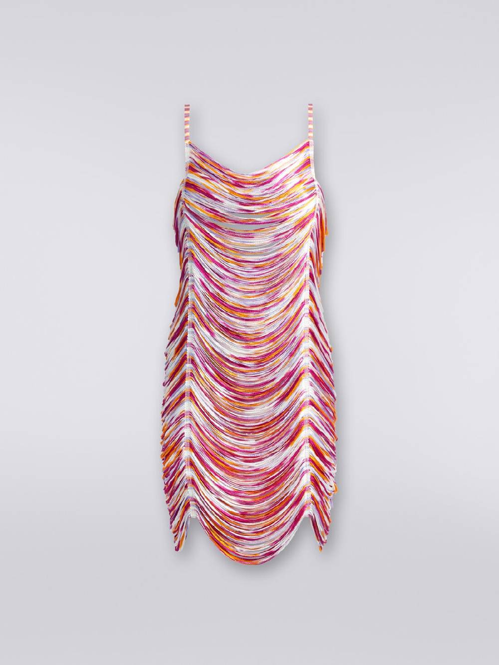 M Missoni Copricostume corto in frange tubolari fiammate Saldi