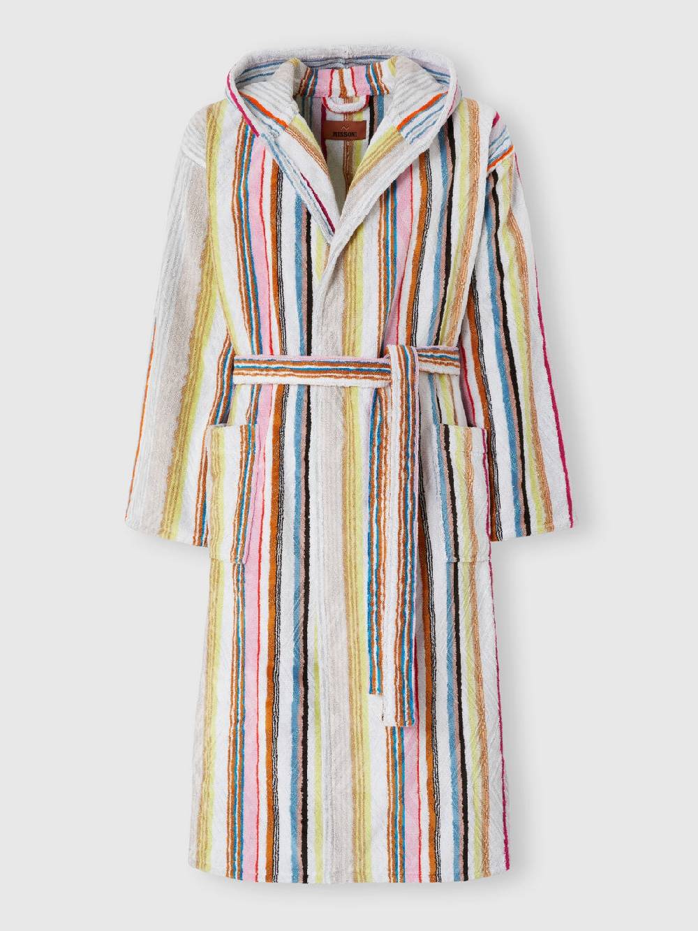 M Missoni Accappatoio Moonshadow in spugna di cotone con lurex Saldi Di Fabbrica