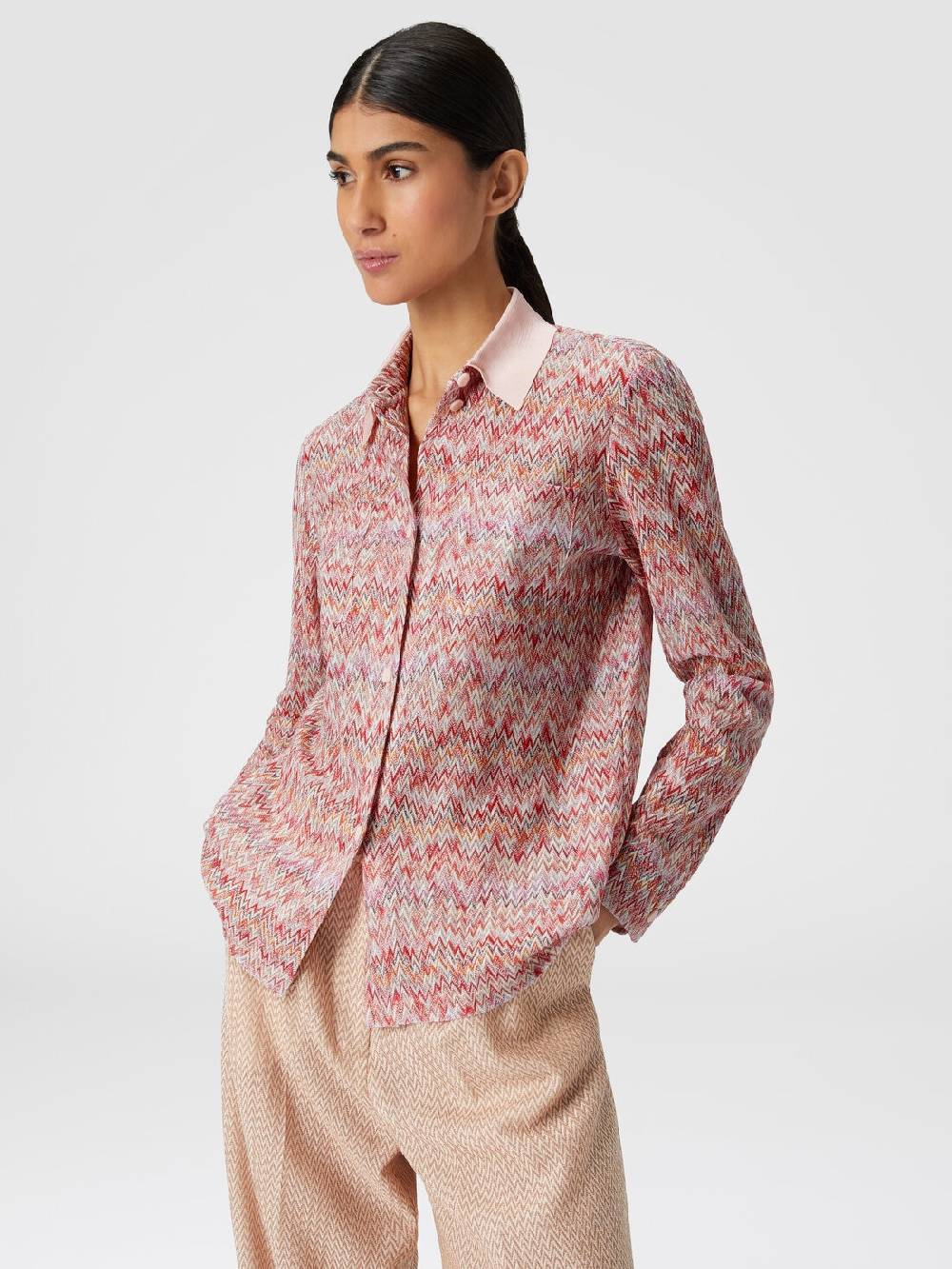 M Missoni Camicia in misto viscosa lamé Moda
